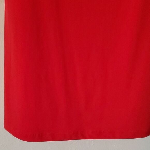 Susan Graver Modern Essential poppy Red M - Picture 4 of 7